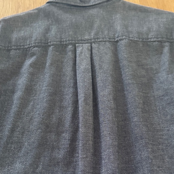 Outerknown Dark Blue Casual Button Down Shirt - Picture 7 of 7